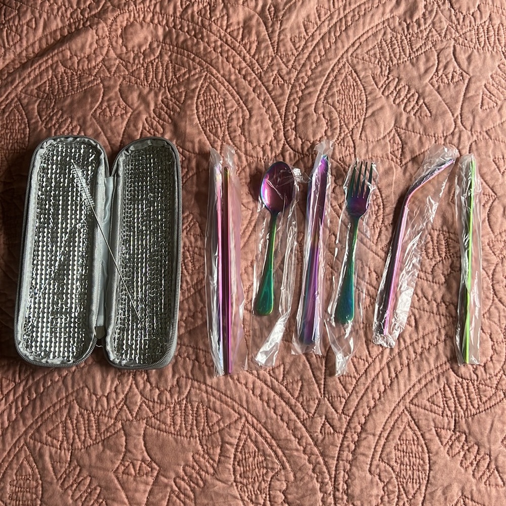 New Topbooc reusable utensil kit